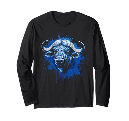 Buffalo Tshirt Männer Frauen New York Buffalo Bison Retro Langarmshirt von Buffalo TShirt Männer Frauen Buffalo Liebhaber