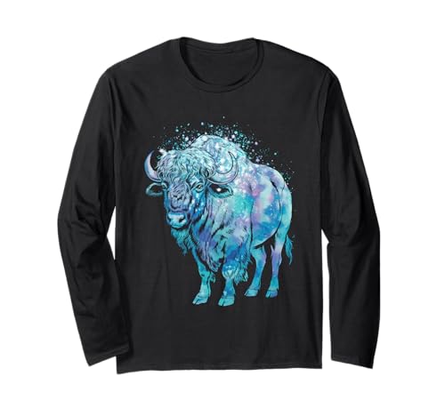 Buffalo Tshirt Männer Frauen New York Buffalo Bison Retro Langarmshirt von Buffalo TShirt Männer Frauen Buffalo Liebhaber