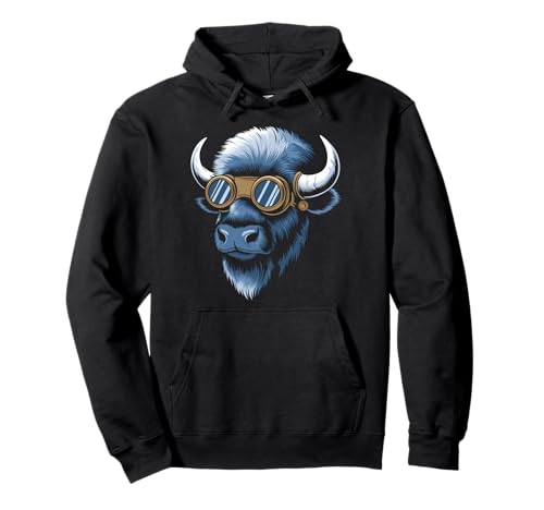 Buffalo Tshirt Männer Frauen New York Buffalo Bison Retro Pullover Hoodie von Buffalo TShirt Männer Frauen Buffalo Liebhaber