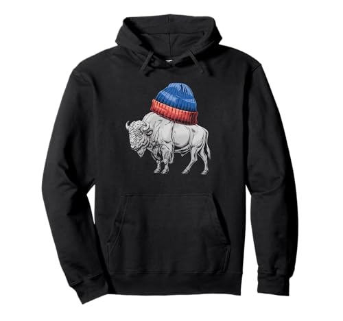 Buffalo Tshirt Männer Frauen New York Buffalo Bison Retro Pullover Hoodie von Buffalo TShirt Männer Frauen Buffalo Liebhaber