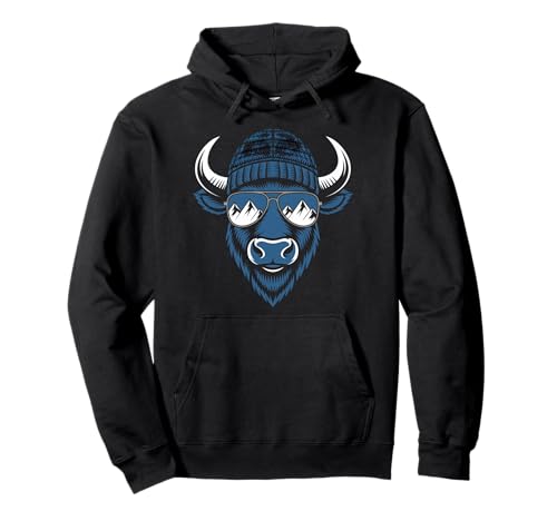 Buffalo Tshirt Männer Frauen New York Buffalo Bison Retro Pullover Hoodie von Buffalo TShirt Männer Frauen Buffalo Liebhaber
