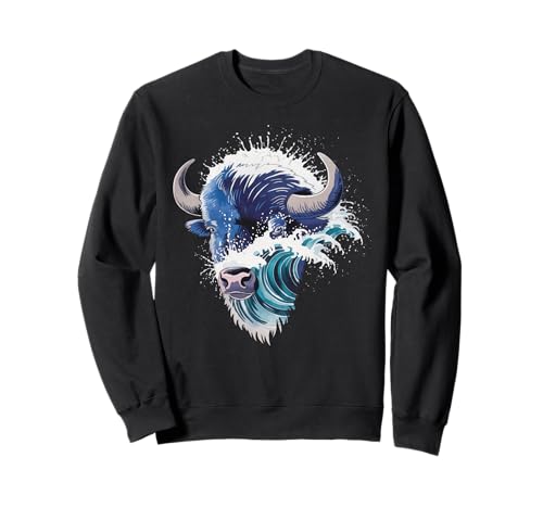 Buffalo Tshirt Männer Frauen New York Buffalo Bison Retro Sweatshirt von Buffalo TShirt Männer Frauen Buffalo Liebhaber