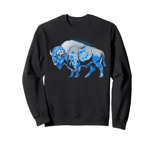 Buffalo Tshirt Männer Frauen New York Buffalo Bison Retro Sweatshirt von Buffalo TShirt Männer Frauen Buffalo Liebhaber