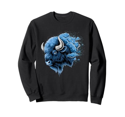 Buffalo Tshirt Männer Frauen New York Buffalo Bison Retro Sweatshirt von Buffalo TShirt Männer Frauen Buffalo Liebhaber
