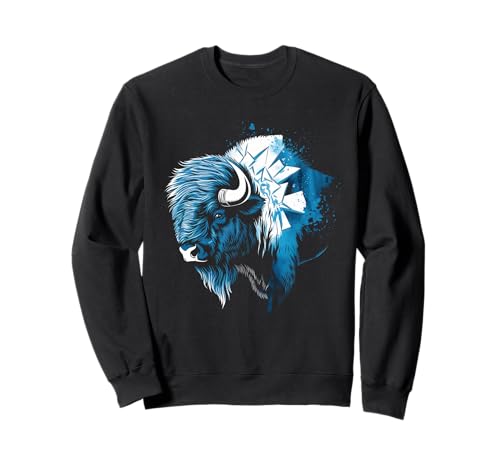 Buffalo Tshirt Männer Frauen New York Buffalo Bison Retro Sweatshirt von Buffalo TShirt Männer Frauen Buffalo Liebhaber