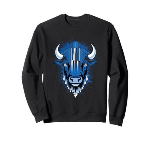 Buffalo Tshirt Männer Frauen New York Buffalo Bison Retro Sweatshirt von Buffalo TShirt Männer Frauen Buffalo Liebhaber