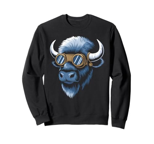 Buffalo Tshirt Männer Frauen New York Buffalo Bison Retro Sweatshirt von Buffalo TShirt Männer Frauen Buffalo Liebhaber