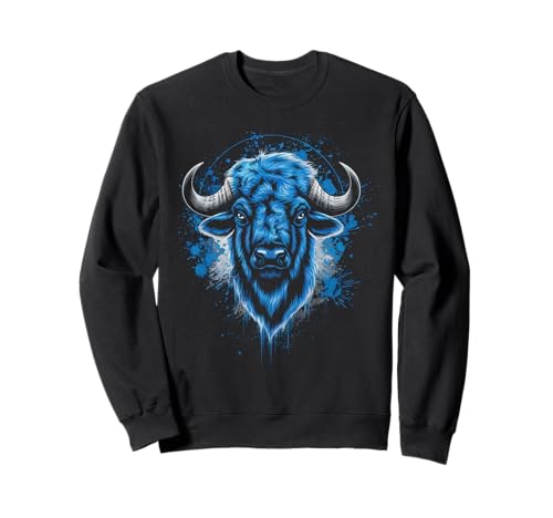 Buffalo Tshirt Männer Frauen New York Buffalo Bison Retro Sweatshirt von Buffalo TShirt Männer Frauen Buffalo Liebhaber