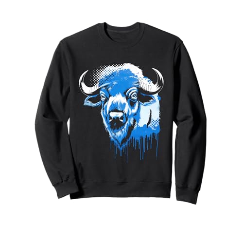 Buffalo Tshirt Männer Frauen New York Buffalo Bison Retro Sweatshirt von Buffalo TShirt Männer Frauen Buffalo Liebhaber