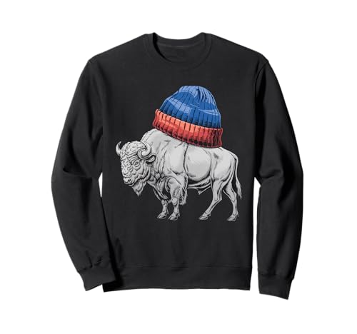 Buffalo Tshirt Männer Frauen New York Buffalo Bison Retro Sweatshirt von Buffalo TShirt Männer Frauen Buffalo Liebhaber
