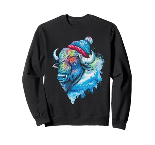 Buffalo Tshirt Männer Frauen New York Buffalo Bison Retro Sweatshirt von Buffalo TShirt Männer Frauen Buffalo Liebhaber