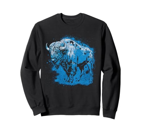 Buffalo Tshirt Männer Frauen New York Buffalo Bison Retro Sweatshirt von Buffalo TShirt Männer Frauen Buffalo Liebhaber