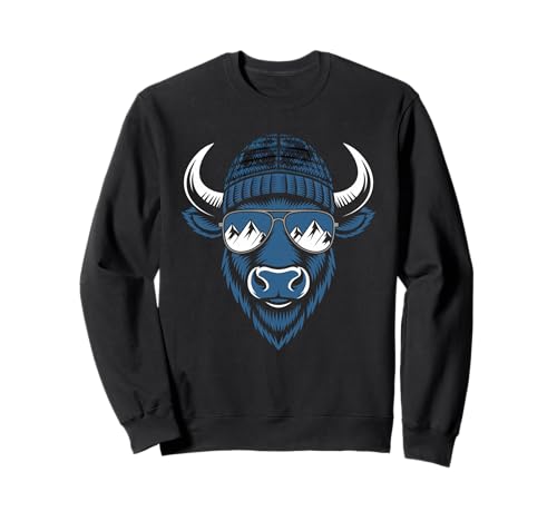 Buffalo Tshirt Männer Frauen New York Buffalo Bison Retro Sweatshirt von Buffalo TShirt Männer Frauen Buffalo Liebhaber