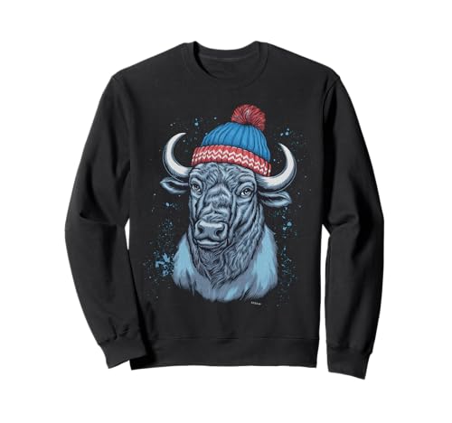 Buffalo Tshirt Männer Frauen New York Buffalo Bison Retro Sweatshirt von Buffalo TShirt Männer Frauen Buffalo Liebhaber