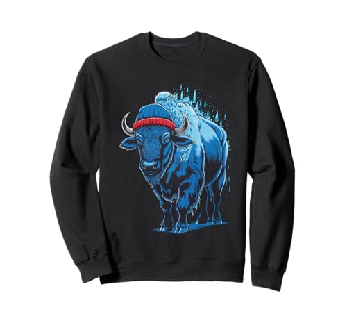 Buffalo Tshirt Männer Frauen New York Buffalo Bison Retro Sweatshirt von Buffalo TShirt Männer Frauen Buffalo Liebhaber