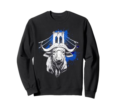 Buffalo Tshirt Männer Frauen New York Buffalo Bison Retro Sweatshirt von Buffalo TShirt Männer Frauen Buffalo Liebhaber