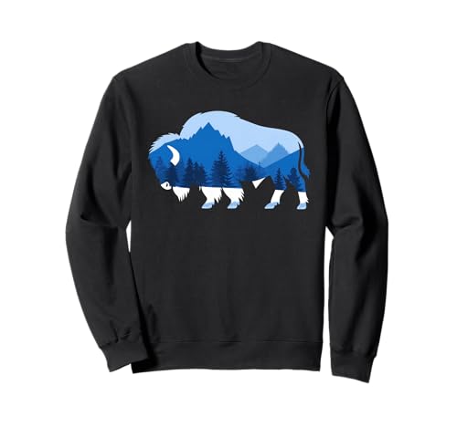 Buffalo Tshirt Männer Frauen New York Buffalo Bison Retro Sweatshirt von Buffalo TShirt Männer Frauen Buffalo Liebhaber