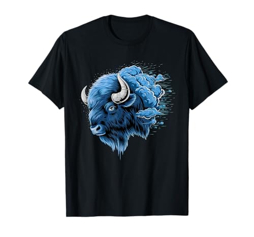 Buffalo Tshirt Männer Frauen New York Buffalo Bison Retro T-Shirt von Buffalo TShirt Männer Frauen Buffalo Liebhaber