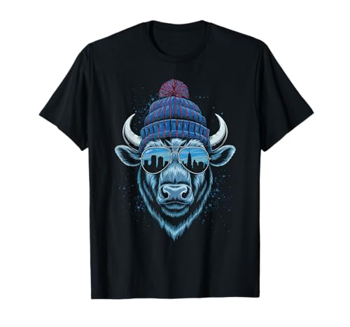 Buffalo Tshirt Männer Frauen New York Buffalo Bison Retro T-Shirt von Buffalo TShirt Männer Frauen Buffalo Liebhaber