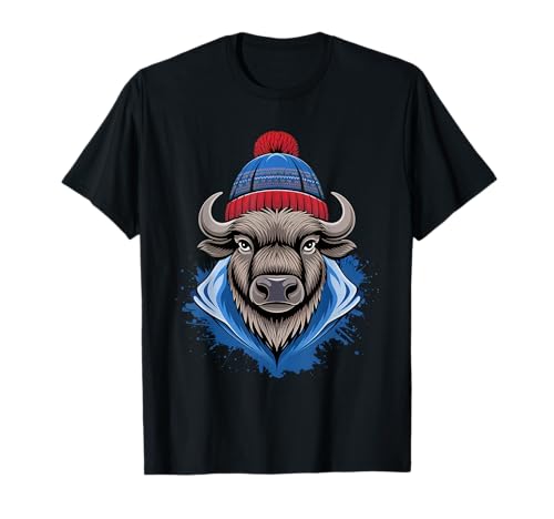 Buffalo Tshirt Männer Frauen New York Buffalo Bison Retro T-Shirt von Buffalo TShirt Männer Frauen Buffalo Liebhaber