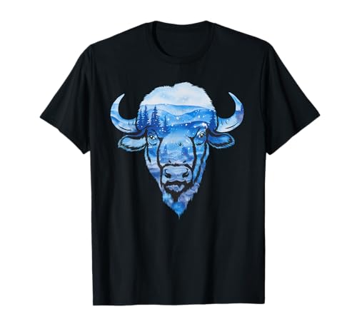 Buffalo Tshirt Männer Frauen New York Buffalo Bison Retro T-Shirt von Buffalo TShirt Männer Frauen Buffalo Liebhaber