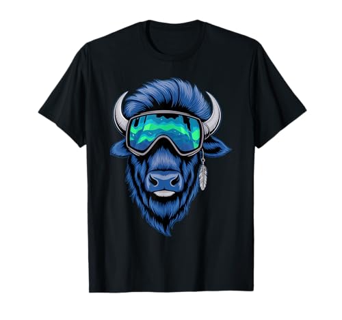Buffalo Tshirt Männer Frauen New York Buffalo Bison Retro T-Shirt von Buffalo TShirt Männer Frauen Buffalo Liebhaber