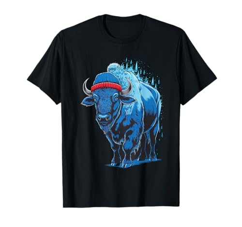 Buffalo Tshirt Männer Frauen New York Buffalo Bison Retro T-Shirt von Buffalo TShirt Männer Frauen Buffalo Liebhaber