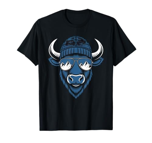 Buffalo Tshirt Männer Frauen New York Buffalo Bison Retro T-Shirt von Buffalo TShirt Männer Frauen Buffalo Liebhaber
