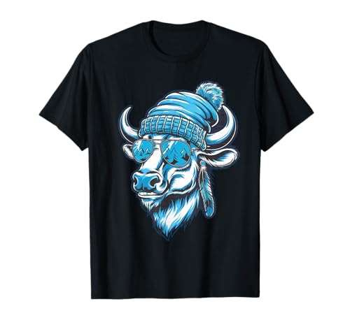 Buffalo Tshirt Männer Frauen New York Buffalo Bison Retro T-Shirt von Buffalo TShirt Männer Frauen Buffalo Liebhaber