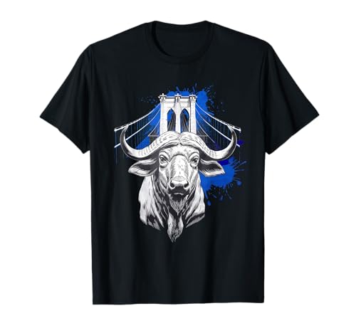 Buffalo Tshirt Männer Frauen New York Buffalo Bison Retro T-Shirt von Buffalo TShirt Männer Frauen Buffalo Liebhaber
