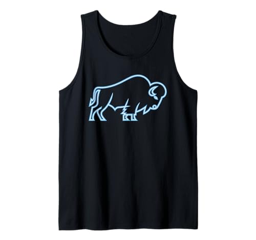 Buffalo Tshirt Männer Frauen New York Buffalo Bison Retro Tank Top von Buffalo TShirt Männer Frauen Buffalo Liebhaber