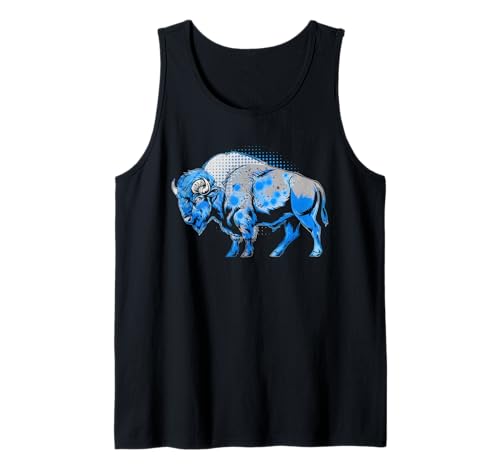 Buffalo Tshirt Männer Frauen New York Buffalo Bison Retro Tank Top von Buffalo TShirt Männer Frauen Buffalo Liebhaber