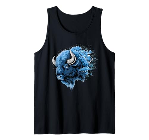 Buffalo Tshirt Männer Frauen New York Buffalo Bison Retro Tank Top von Buffalo TShirt Männer Frauen Buffalo Liebhaber