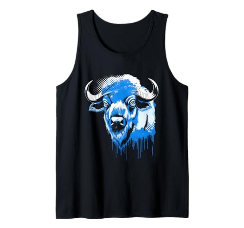 Buffalo Tshirt Männer Frauen New York Buffalo Bison Retro Tank Top von Buffalo TShirt Männer Frauen Buffalo Liebhaber