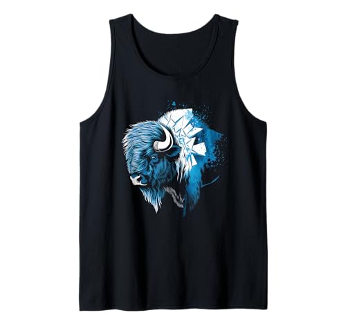 Buffalo Tshirt Männer Frauen New York Buffalo Bison Retro Tank Top von Buffalo TShirt Männer Frauen Buffalo Liebhaber