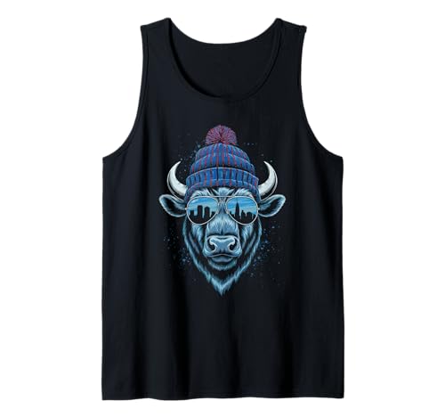 Buffalo Tshirt Männer Frauen New York Buffalo Bison Retro Tank Top von Buffalo TShirt Männer Frauen Buffalo Liebhaber