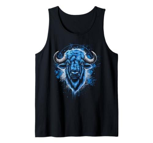 Buffalo Tshirt Männer Frauen New York Buffalo Bison Retro Tank Top von Buffalo TShirt Männer Frauen Buffalo Liebhaber