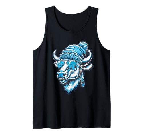 Buffalo Tshirt Männer Frauen New York Buffalo Bison Retro Tank Top von Buffalo TShirt Männer Frauen Buffalo Liebhaber