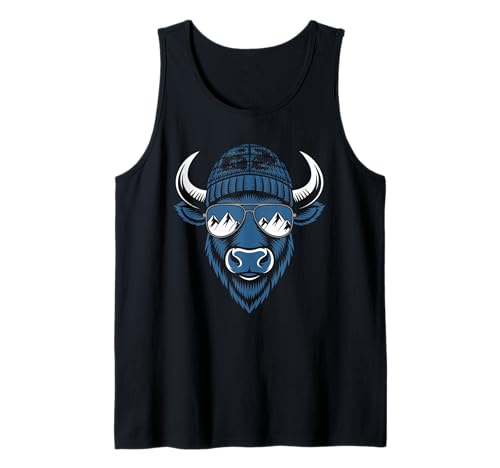 Buffalo Tshirt Männer Frauen New York Buffalo Bison Retro Tank Top von Buffalo TShirt Männer Frauen Buffalo Liebhaber