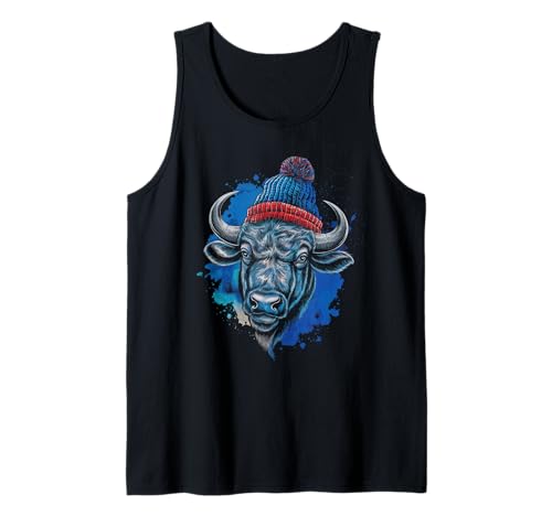 Buffalo Tshirt Männer Frauen New York Buffalo Bison Retro Tank Top von Buffalo TShirt Männer Frauen Buffalo Liebhaber