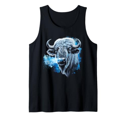 Buffalo Tshirt Männer Frauen New York Buffalo Bison Retro Tank Top von Buffalo TShirt Männer Frauen Buffalo Liebhaber