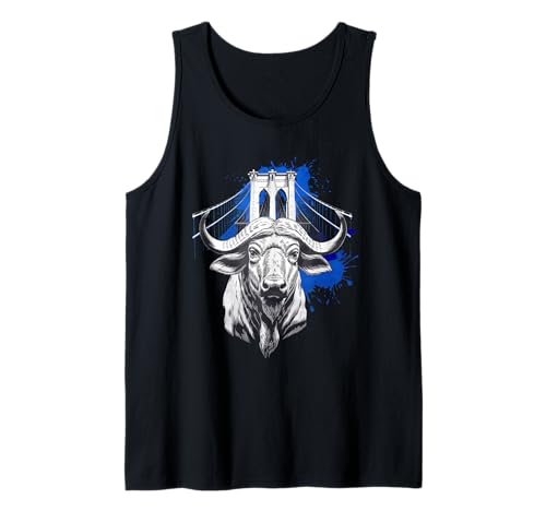 Buffalo Tshirt Männer Frauen New York Buffalo Bison Retro Tank Top von Buffalo TShirt Männer Frauen Buffalo Liebhaber