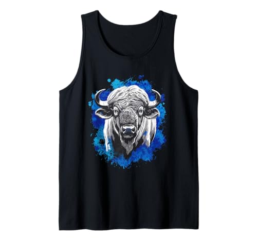 Buffalo Tshirt Männer Frauen New York Buffalo Bison Retro Tank Top von Buffalo TShirt Männer Frauen Buffalo Liebhaber