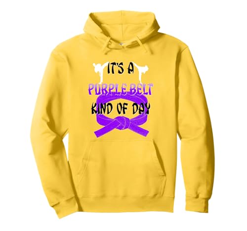 Lustiges Karate-Shirt Kampfkunst It's A Purple Belt Kind Of Day Pullover Hoodie Lustiges Karate-Shirt Kampfkunst It's A Purple Belt Kind Of Day Pullover Hoodie von Buffalo Taekwondo Karate and Martial Arts Tees