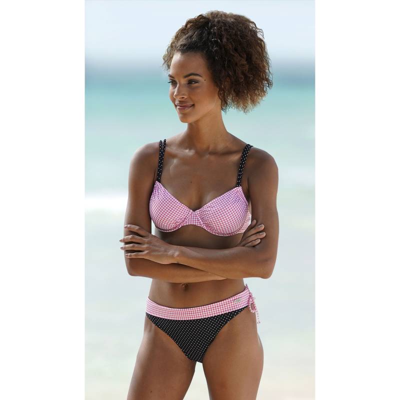 BUFFALO Bikini-Hose Damen rosa-schwarz Gr.42 von Buffalo