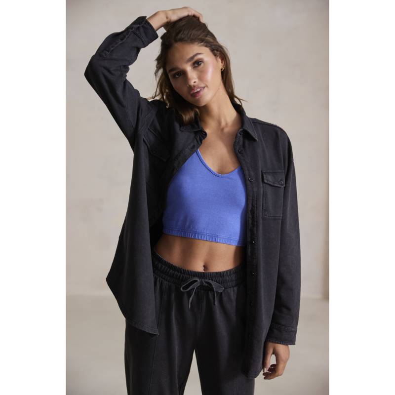 BUFFALO Blusenshirt Damen dunkelgrau Gr.40/42 von Buffalo