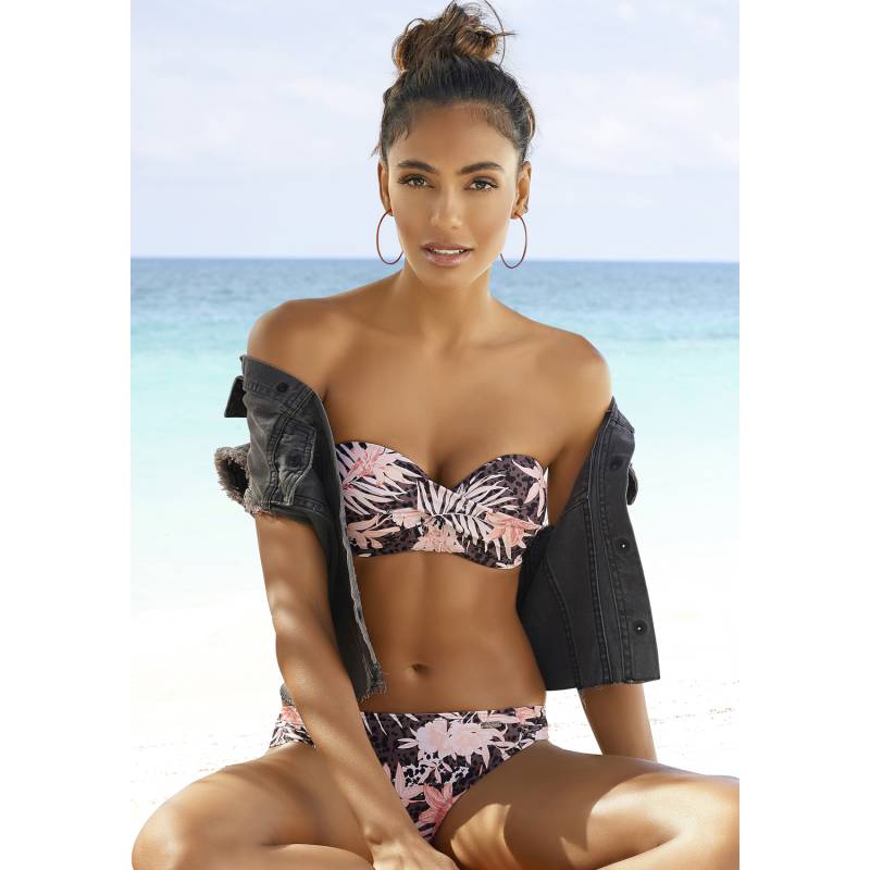 BUFFALO Bügel-Bandeau-Bikini Damen braun-apricot Gr.36 Cup C von Buffalo