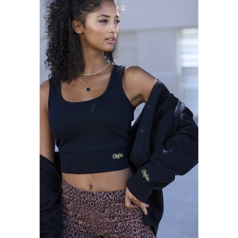 BUFFALO Crop-Top Damen schwarz Gr.40/42 von Buffalo