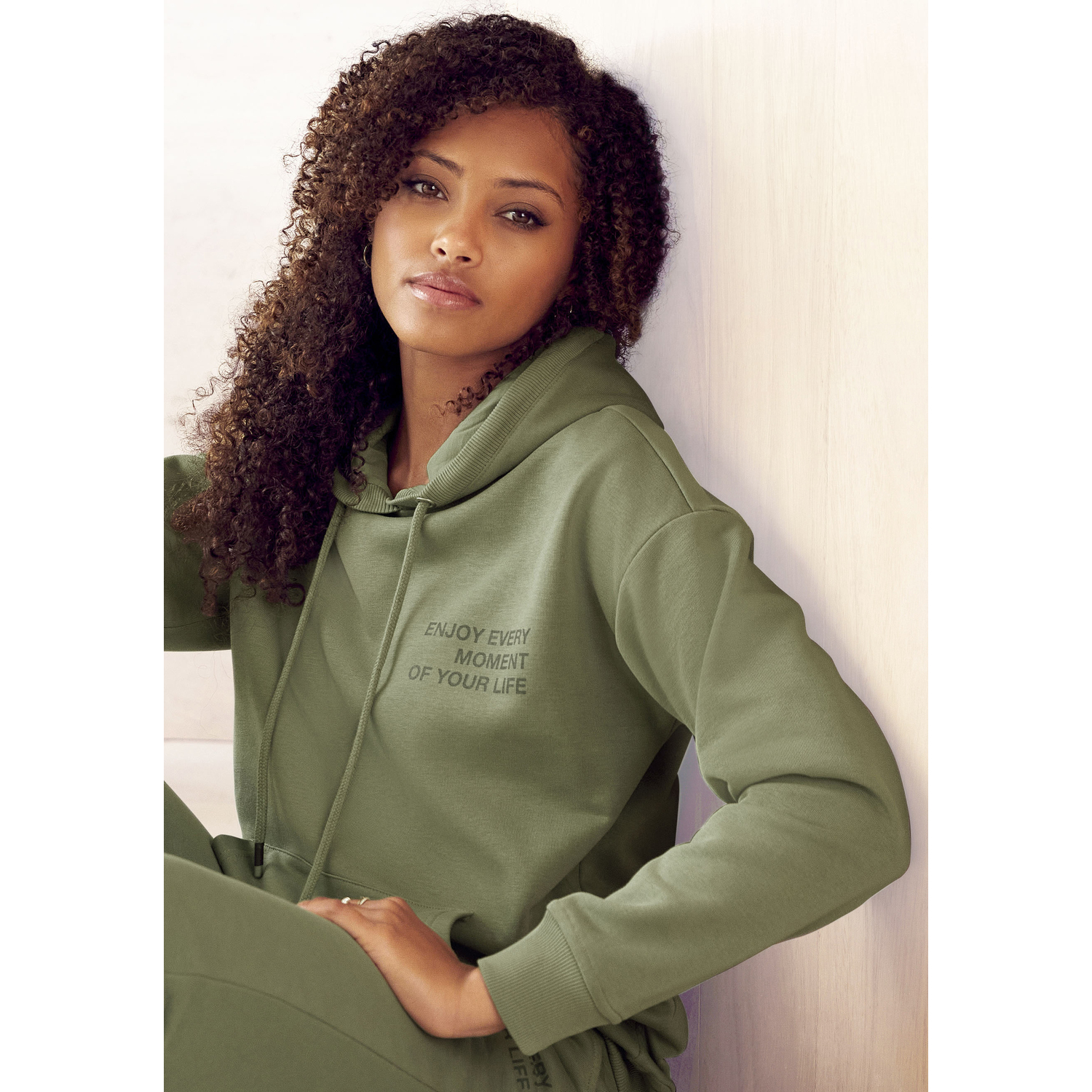 BUFFALO Hoodie Damen moosgrün Gr.40/42 von Buffalo