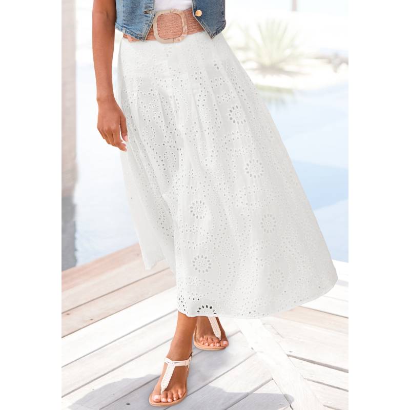 BUFFALO Maxirock Damen weiß Gr.38 von Buffalo